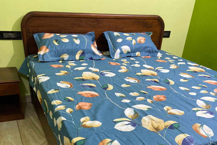 Maisha Bedsheet Set - Blue