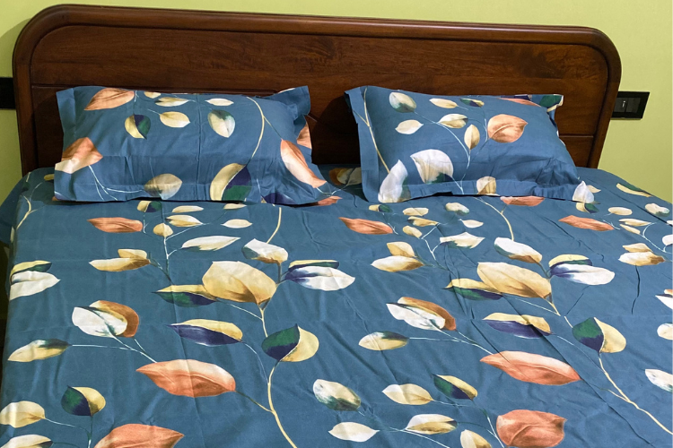 Maisha Bedsheet Set - Blue