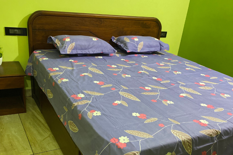 Maisha Bedsheet Set - Purple