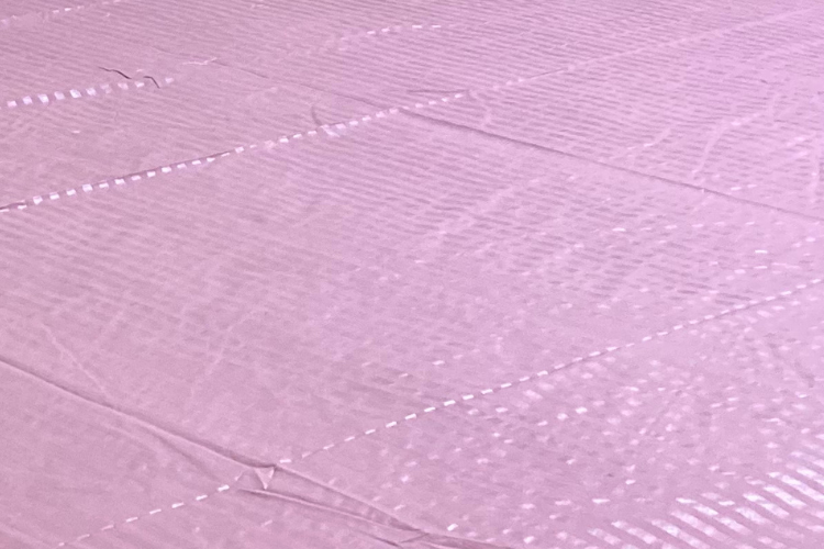 Striped bedsheet - Pink