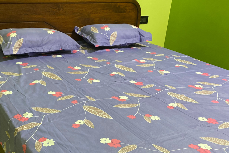 Maisha Bedsheet Set - Purple