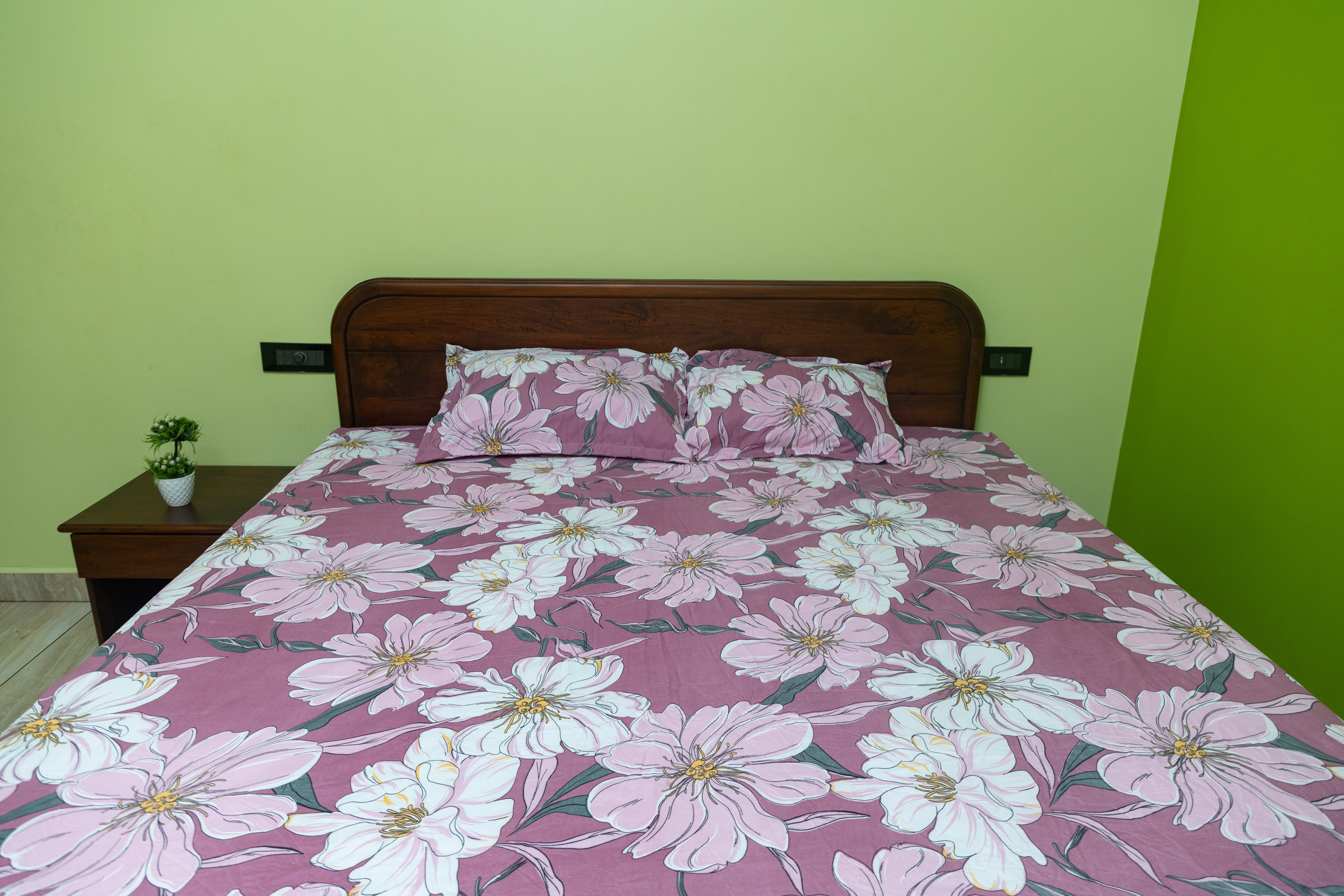 Beauty Fitted 3Pcs Bedsheet - Floral